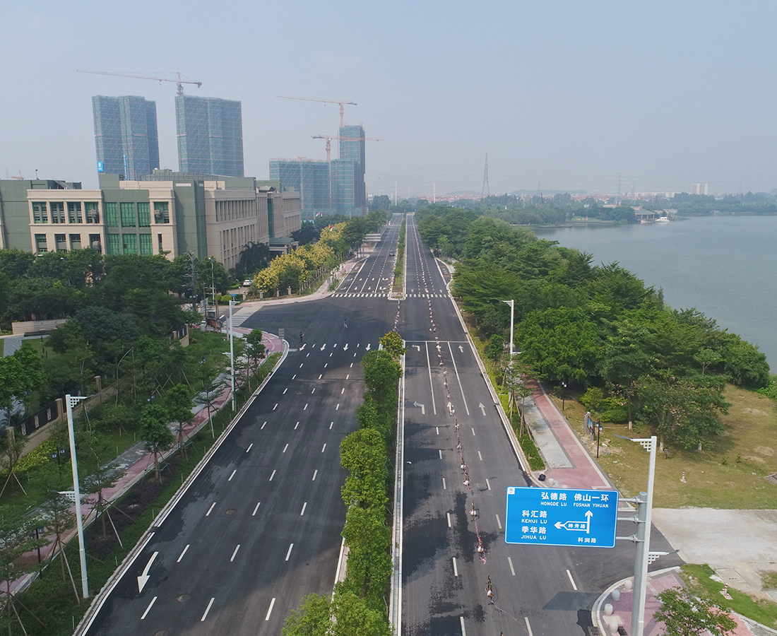 绿岛湖-科润路扩建改造工程